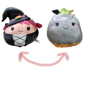 Nwt Squishmallows Flip A Mallow Large 12" Wexla & Johanna Witch & Calderon